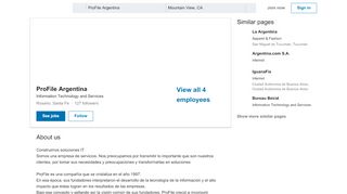 
                            7. ProFile Argentina | LinkedIn