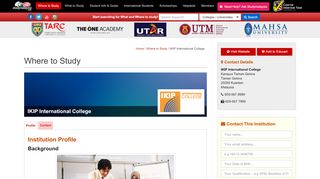 
                            12. Profile IKIP International College - Where To Study - StudyMalaysia.com