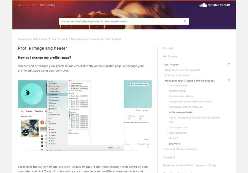 
                            13. Profile image and header – SoundCloud Help Center