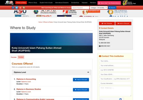 
                            6. Profile Kolej Universiti Islam Pahang Sultan Ahmad Shah  ...