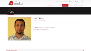 
                            12. Profile : Lotfi Chaari | Digital Research Centre of Sfax