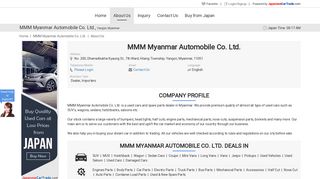 
                            13. Profile: MMM Myanmar Automobile Co Ltd - Japanese Car Trade