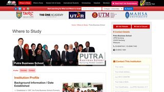 
                            11. Profile Putra Business School - Where To Study - ...