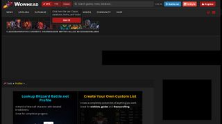 
                            10. Profiler - Wowhead