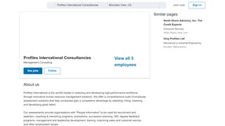 
                            10. Profiles International Consultancies | LinkedIn