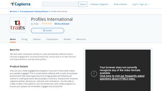 
                            12. Profiles International Reviews and Pricing - 2019 - Capterra