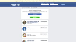 
                            8. Profils Login Facebook | Facebook