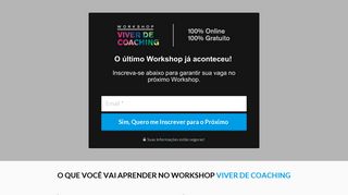 
                            11. Profissão Coach | 11º Workshop Viver de Coaching