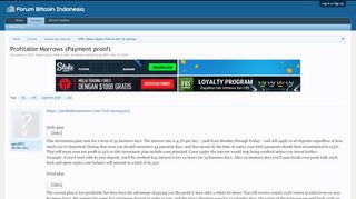 
                            11. Profitable Morrows (Payment proof) | Forum Bitcoin Indonesia