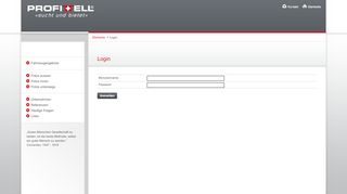 
                            5. Profitell Automobile - Login