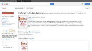 
                            10. Profiting from the Data Economy: Understanding the Roles of ...