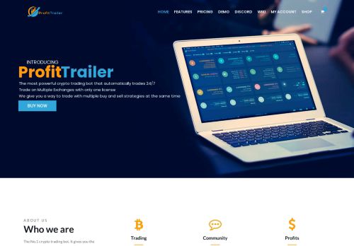 
                            1. ProfitTrailer - The smartest Crypto Trading Bot and Bitcoin Trading Bot.