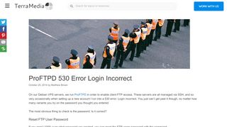 
                            12. ProFTPD 530 Error Login Incorrect | TerraMedia