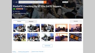 
                            8. ProGATE Coaching By IIT IISc GATE Toppers Photos, Thane West ...