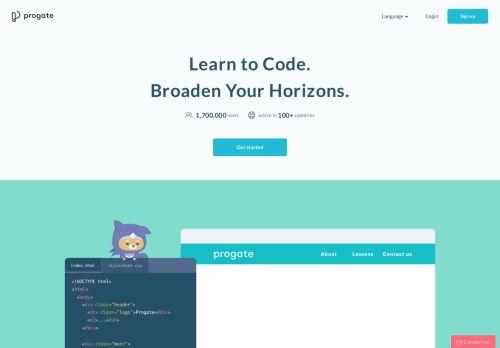
                            2. Progate | Progate - Learn to code, learn to be creative.