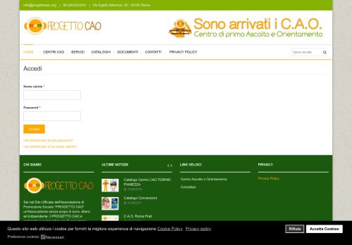 
                            4. Progetto CAO - Progetto CAO