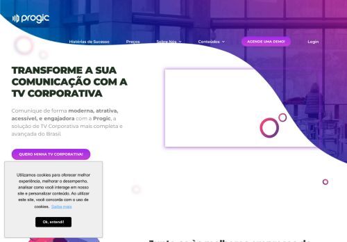 
                            2. Progic: TV Corporativa para a Comunicação Interna das Empresas