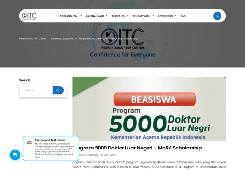 
                            2. Program 5000 Doktor Luar Negeri – MoRA Scholarship – International ...