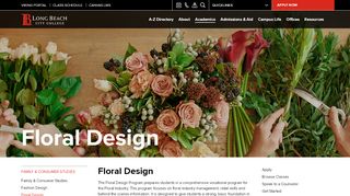 
                            13. Program: Floral Design - Long Beach City College