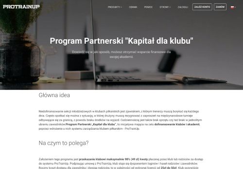 
                            11. Program partnerski - ProTrainUp - System Zarządzania Klubem