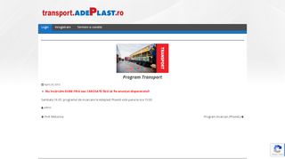 
                            7. Program Transport | transport.adeplast.ro