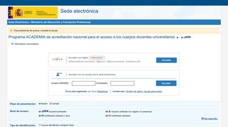 
                            11. Programa ACADEMIA - Sede Electrónica - Ministerio de Educación y ...