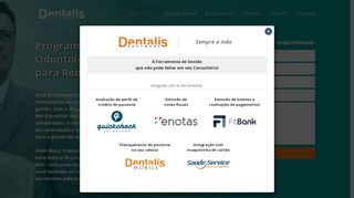 
                            3. Programa Consultório Odontológico Dentalis Net para Rede de Clínicas