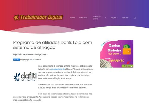 
                            6. Programa de afiliados Dafiti: Loja com sistema de afiliação ...