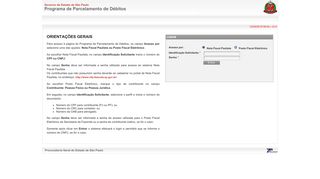 
                            1. Programa de Parcelamento de Débitos - PPD