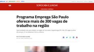 
                            11. Programa Emprega São Paulo oferece mais de 300 vagas de trabalho ...