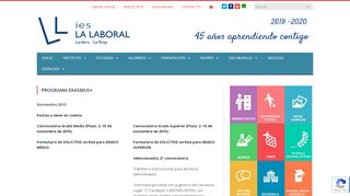 
                            10. Programa Erasmus+ - I.E.S. LA LABORAL (Lardero · La Rioja)