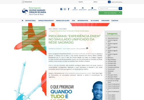 
                            6. Programa “Experiência Enem” no Simulado Unificado da Rede ...