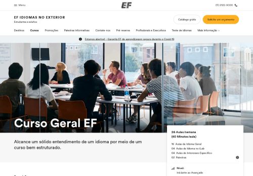 
                            13. Programa geral - EF Idiomas no exterior (18-25 anos) - EF