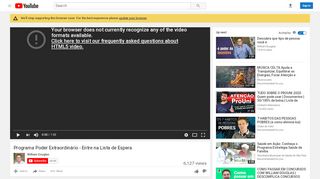 
                            7. Programa Poder Extraordinário - Entre na Lista de Espera - YouTube