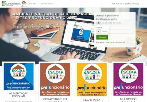 
                            1. Programa Pró-Funcionário do IFMT - Oferta 2017-2019