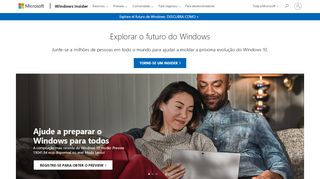 
                            1. Programa Windows Insider | Receba os recursos mais recentes do ...