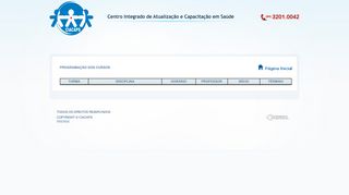 
                            5. Programação - CIACAPS - Centro Integrado de Atualização e ...