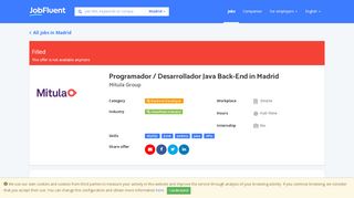 
                            4. Programador / Desarrollador Java Back-End at... - JobFluent