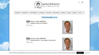 
                            3. Programm 2019 - Waldhaus am Laacher See