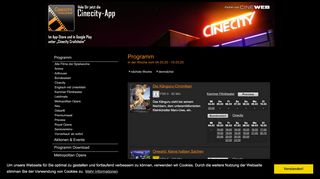 
                            3. Programm - Cinecity & Kammer Filmtheater Crailsheim Crailsheim ...