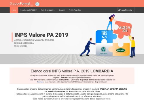 
                            9. Programma INPS VALORE PA Dipendenti Pubblici - Formel s.r.l.