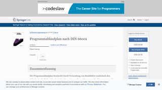 
                            5. Programmablaufplan nach DIN 66001 | SpringerLink