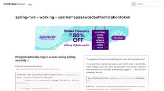 
                            7. Programmatically log-in a user using spring security