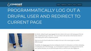 
                            10. Programmatically log out a Drupal user and redirect to current page ...