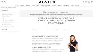 
                            3. Programme de bonus | Globus