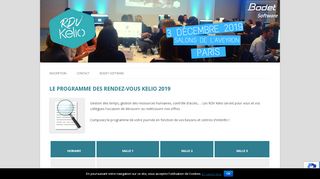 
                            12. Programme des RDV Kelio - Bodet Software