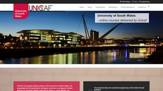 
                            4. Programmes of study - University of South Wales Online - UNICAF