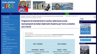 
                            8. Programmi di orientamento in uscita e alternanza scuola ...