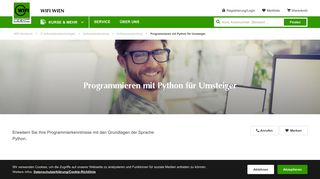 
                            9. Programmieren mit Python für Umsteiger | WIFI Wien