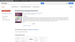 
                            12. Programming Language Explorations